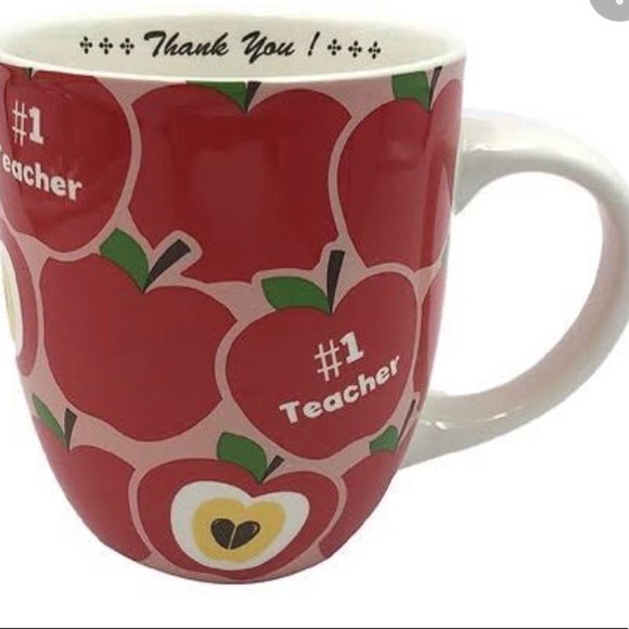 - Beautiful Number 1 teacher Thank you Bog Mug New - Picture 5 of 5